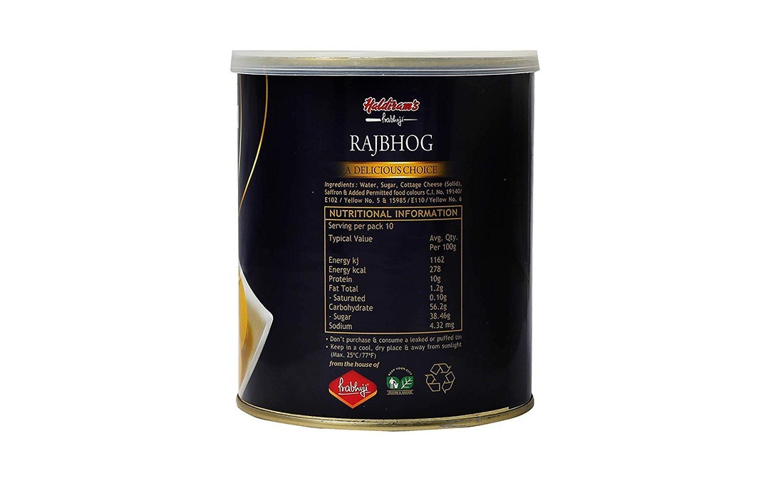 Haldiram's Prabhuji Rajbhog    Tin  1 kilogram